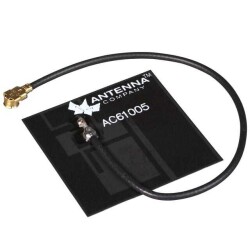 RF ANTENNA LoRaWAN, LPWA, Sigfox, Wi-Fi, Wireless M-Bus Flat Patch MHF1, U.FL Adhesive - The Antenna Company
