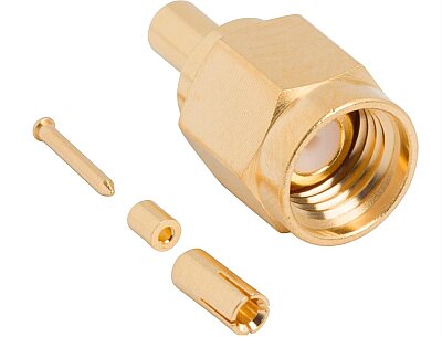 RF Connectors / Coaxial Connectors SMA Straight Plug 1.13mm cable 50 Ohm - 1