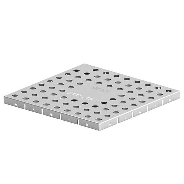  Rf Shield Cover 1.280" (32.50mm) X 1.280" (32.50mm) Vented Surface Mount
