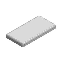 RF Shield Shield, 1-Piece 0.654