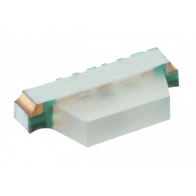 Red, Green, Blue (RGB) 619nm Red, 532nm Green, 473nm Blue LED Indication - Discrete 1.85V Red, 2.9V Green, 2.9V Blue 4-SMD, No Lead - 1