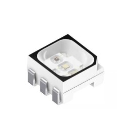 Red, Green, Blue (RGB) 621nm Red, 532nm Green, 467nm Blue LED Indication - Discrete 2.05V Red, 2.65V Green, 2.85V Blue 6-SMD, J-Lead - 1