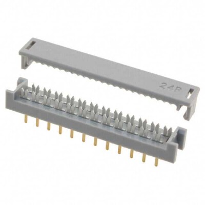 24 Position Ribbon Cable, DIP Header Connector IDC Through Hole - 1