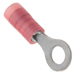 Ring Terminal Connector 1/4 Stud Circular 18-22 AWG Crimp - Molex
