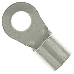 Ring Terminal Connector 5/16 Stud Circular 4 AWG Crimp - TE Connectivity AMP Connectors