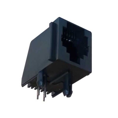 Jack Modular Connector 8p8c (RJ45, Ethernet) 90° Angle (Right) Unshielded - 1