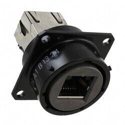 Modular Adapter Connector Jack, 8p8c (RJ45) To PCB Cat5e Unshielded - Amphenol PCD