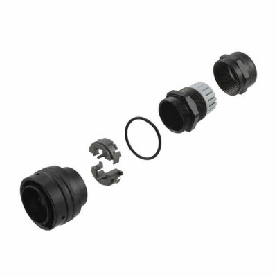 Plug Housing Housing for Prewired RJ45 Cordset Modular Connector Bayonet Lock Black - 1