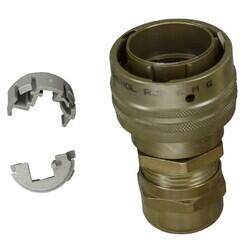 Plug Housing Housing for Prewired RJ45 Cordset Modular Connector Bayonet Lock Green - Amphenol PCD