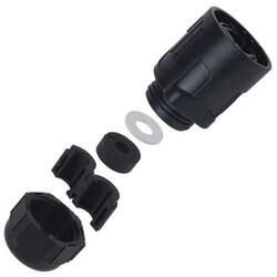 Plug Housing Housing for Prewired RJ45 Cordset Modular Connector Reverse Bayonet Lock - Amphenol PCD