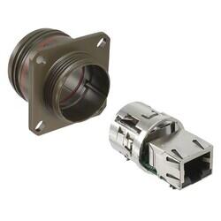 Modular Coupler Connector Jack, 8p8c (RJ45) To Jack, 8p8c (RJ45) Cat5e Unshielded - Amphenol PCD