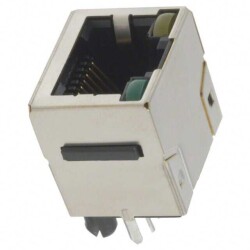 Jack Modular Connector 8p8c (RJ45, Ethernet) Vertical Shielded - Amphenol ICC (Commercial Products)