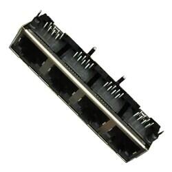 Jack Modular Connector 8p8c (RJ45, Ethernet) 90° Angle (Right) Shielded, EMI Finger - Amphenol ICC (Commercial Products)