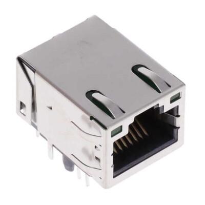 1-port-rj45-Connector Jacks Through Hole 10/100/1000 Base-T, AutoMDIX - 1