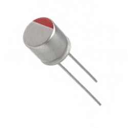 1000 µF 6.3 V Aluminum - Polymer Capacitors Radial, Can 9mOhm 2000 Hrs @ 105°C - Nichicon