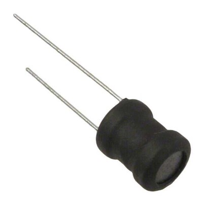 10 µH Unshielded Drum Core, Wirewound Inductor 2.7 A 48mOhm Max Radial, Vertical Cylinder - 1