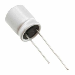 1500 µF 6.3 V Aluminum - Polymer Capacitors Radial, Can 7mOhm 2000 Hrs @ 105°C - 1