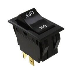 Rocker Switch DPST 20A (AC) 125V Panel Mount, Snap-In - 1