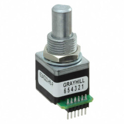 Rotary Encoder Optical 16 Quadrature (Incremental) Vertical - Grayhill Inc.