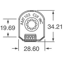 Rotary Encoder Incremental Programmable Quadrature with Index (Incremental) Right Angle - 2