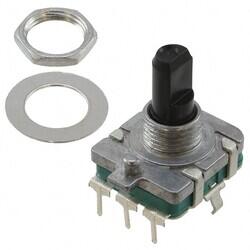 Rotary Encoder Mechanical 12 Quadrature (Incremental) Right Angle - 1