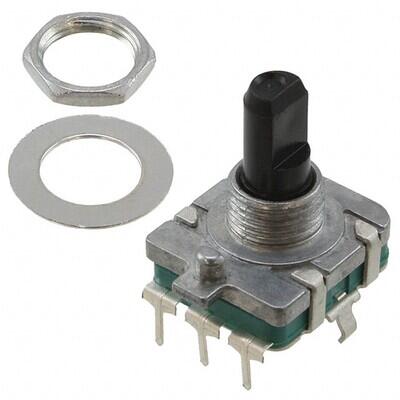 Rotary Encoder Mechanical 12 Quadrature (Incremental) Right Angle - 1