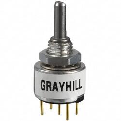 Rotary Encoder Mechanical 16 Gray Code (Absolute) Vertical - Grayhill Inc.