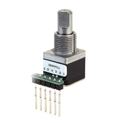 Rotary Encoder Optical 16 Quadrature (Incremental) User Selectable - Grayhill Inc.