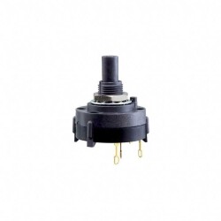 Rotary Switch 2 Position SPDT 0.4VA (AC/DC) 20 VAC Panel Mount - C&K