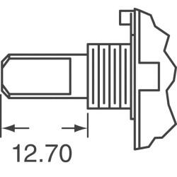 Rotary Switch 3 Position SP3T, Adjacent Contact 5A (AC), 500mA (DC) 125 VAC Through Hole - 3
