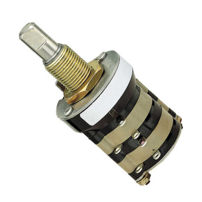 Rotary Switch 2 Position DPDT 1A (AC/DC) 115 VAC Panel Mount - 1