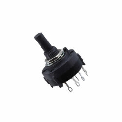 Rotary Switch 5 Position SP5T 2.5A (AC), 350mA (DC) 125 VAC Panel Mount - 1