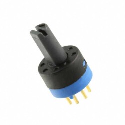 Rotary Switch 3 Position SP3T 500mA (DC) AC Through Hole - C&K