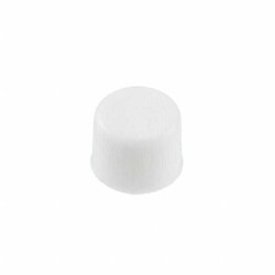 Round Pushbutton Switch Cap White Slip On - C&K
