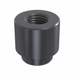 Round Standoff Threaded M3x0.5 Steel 0.160