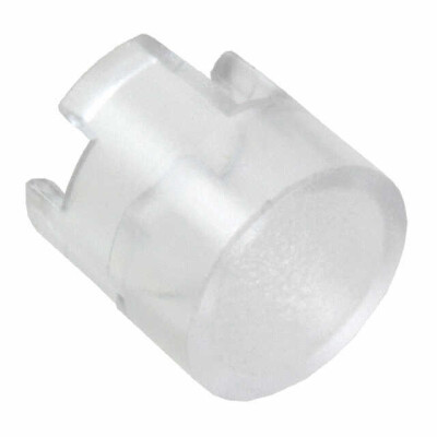 Round Tactile Switch Cap Clear Snap Fit - 1