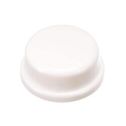 Round Tactile Switch Cap Ivory Snap Fit - 1