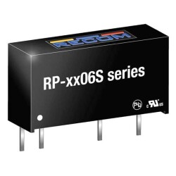 Isolated Module DC DC Converter 1 Output 6V 167mA 4.5V - 5.5V Input - Recom Power