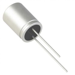 1200 µF 6.3 V Aluminum - Polymer Capacitors Radial, Can 11mOhm 5000 Hrs @ 105°C - KYOCERA AVX