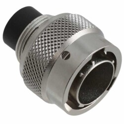8 Position Circular Connector Plug Housing Free Hanging (In-Line) Coupling Nut - Amphenol Sine Systems Corp