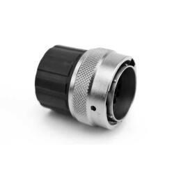 8 Position Circular Connector Plug Housing Free Hanging (In-Line) Backshell, Coupling Nut - Amphenol Sine Systems Corp