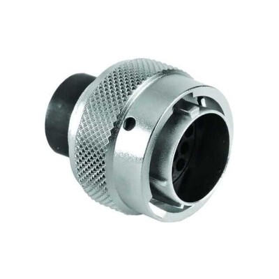 19 Position Circular Connector Plug Housing Free Hanging (In-Line) Coupling Nut - 1