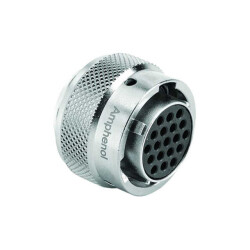 19 Position Circular Connector Plug Housing Free Hanging (In-Line) Coupling Nut - Amphenol Sine Systems Corp