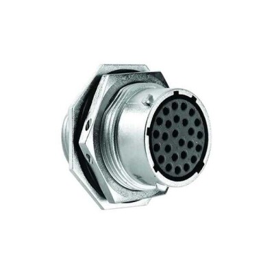26 Position Circular Connector Receptacle Housing Panel Mount - 1