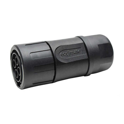 4 Position Circular Connector Plug Housing Free Hanging (In-Line) Backshell, Coupling Nut - 1