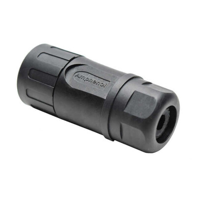 4 Position Circular Connector Plug Housing Free Hanging (In-Line) Backshell, Coupling Nut - 2