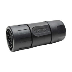 4 Position Circular Connector Plug Housing Free Hanging (In-Line) Backshell, Coupling Nut - Amphenol Sine Systems Corp