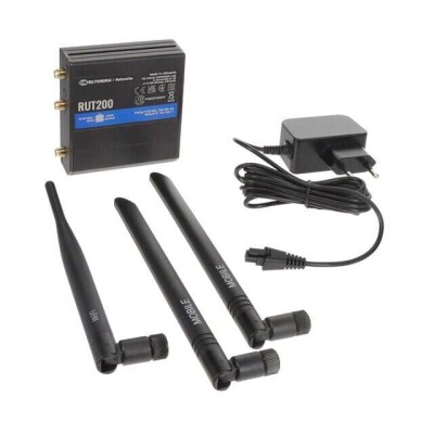 RUT200 Teltonika - 4G/LTE (Cat 4), 3G, 2G Cellular Router - 1