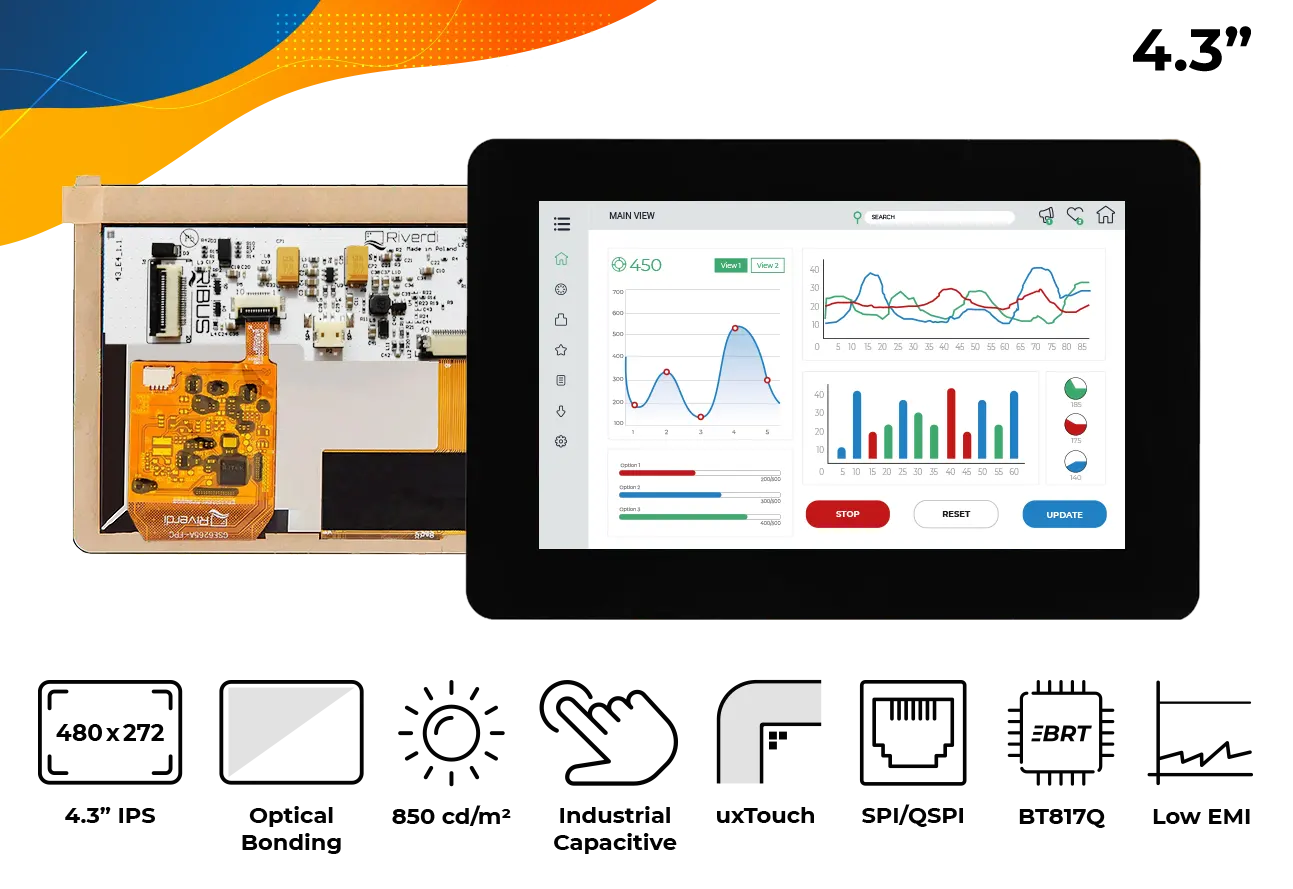 RVT43HLBNWC00-B - 4.3” IPS 480x272 BT817Q  uxTouch optical bonding - Riverdi (1)