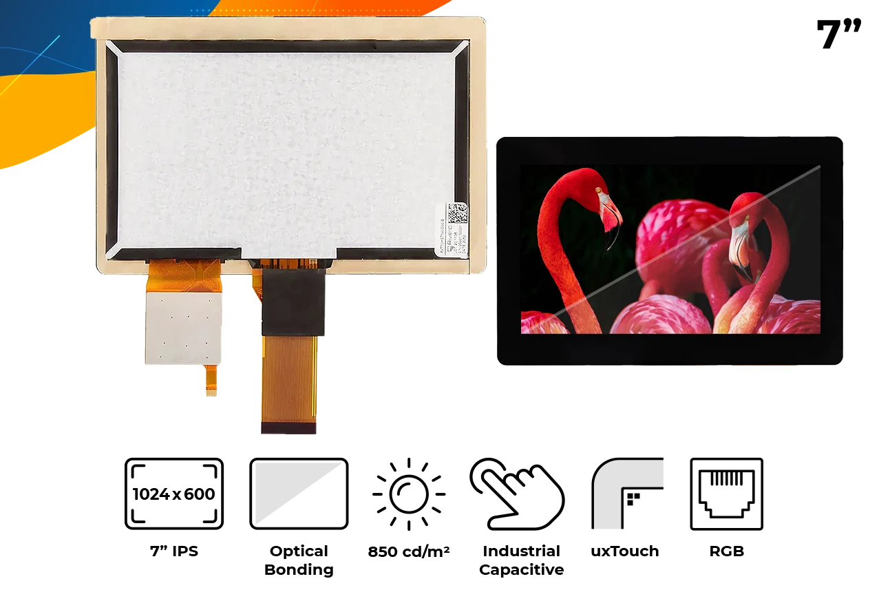 RVT70HSTNWC00-B - 7.0” IPS 1024x600 uxTouch optical bonding - Riverdi (1)